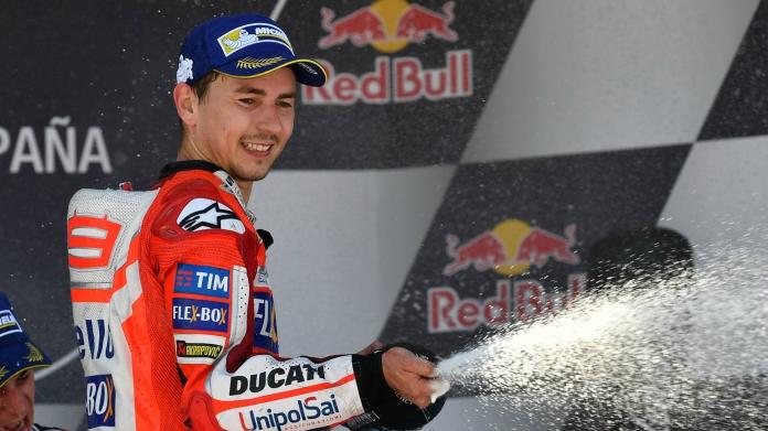 Jorge Lorenzo ringrazia