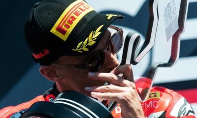 chaz davies podio sbk laguna seca 2017 ducati