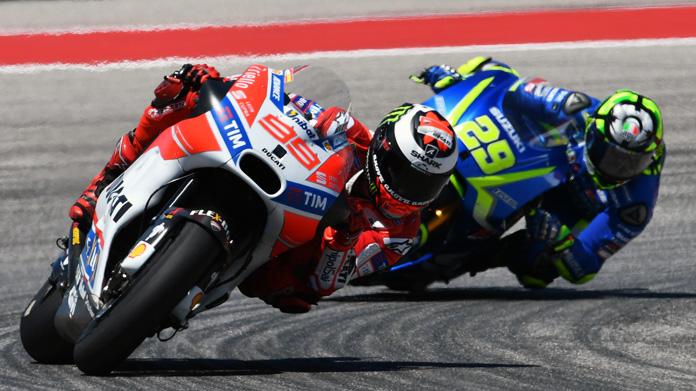 jorge lorenzo iannone motogp austin 2017