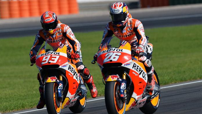 marquez pedrosa valencia motogp pista