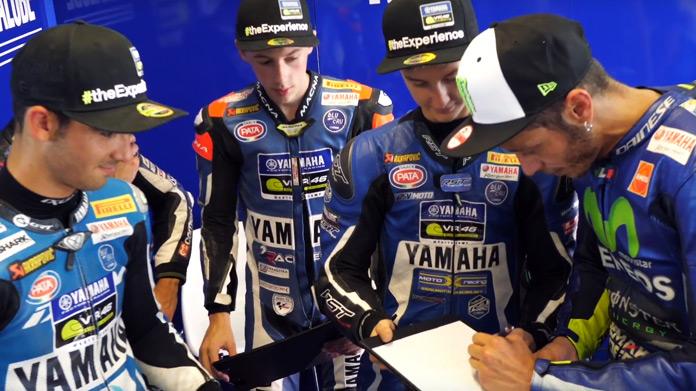 valentino rossi yamaha master camp