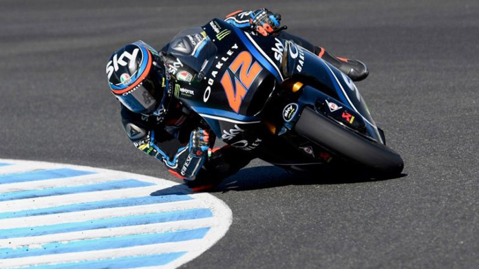 bagnaia test jerez 2018