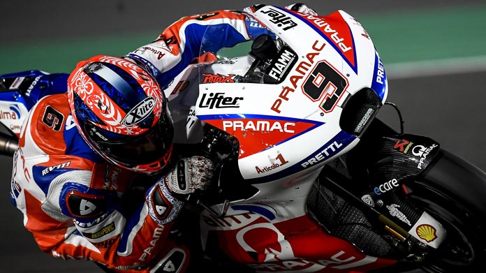 petrucci pramac ducati motogp gara qatar 2018