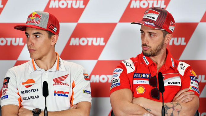 marquez dovizioso motogp conferenza vinales