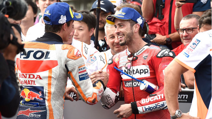 MotoGP DOvizioso Marquez 2019