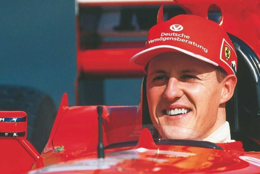 Michael Schumacher ai tempi della sua esperienza in Ferrari