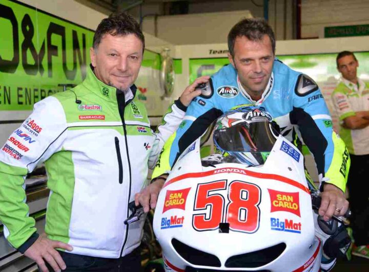 Loris Capirossi e Fausto Gresini