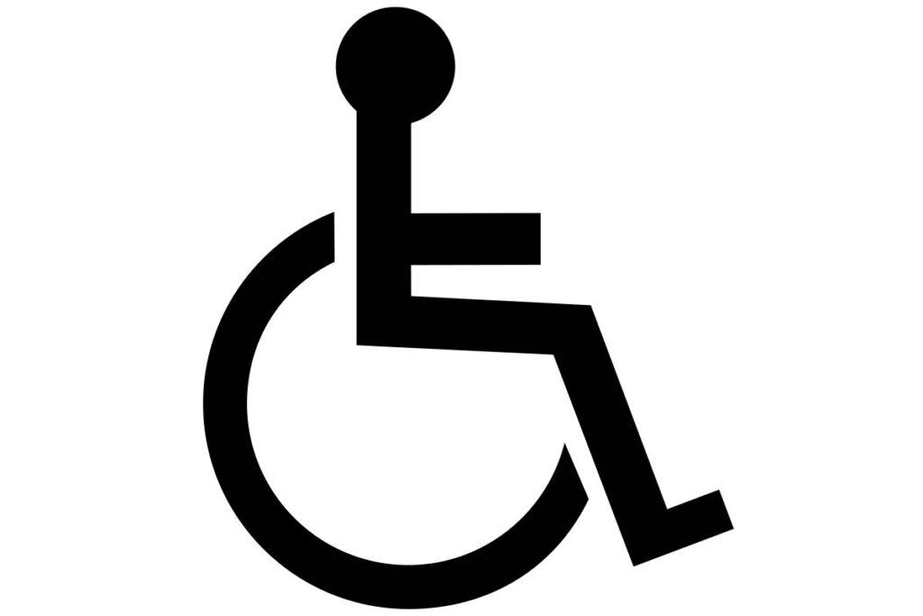 Posto auto per disabili